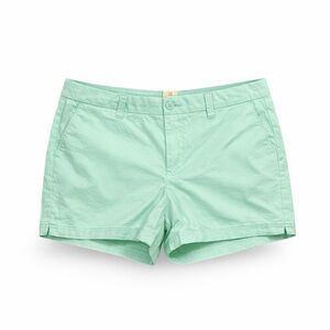 Magellan Women’s Outdoors Chino Flat Front Shorts Size 14 Mint Green​